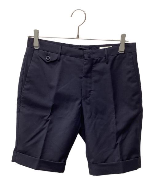 INCOTEX（インコテックス）INCOTEX (インコテックス) サマーウールショーツ ネイビー サイズ:44の古着・服飾アイテム