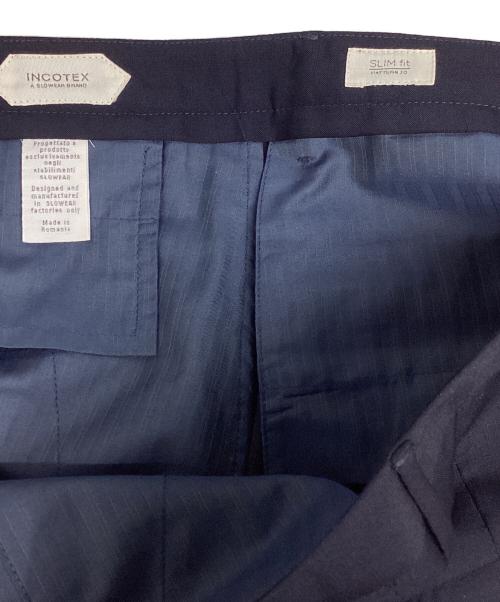 INCOTEX（インコテックス）INCOTEX (インコテックス) サマーウールショーツ ネイビー サイズ:44の古着・服飾アイテム