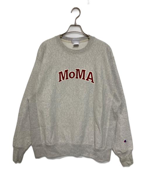Champion（チャンピオン）Champion (チャンピオン) MoMA (モマ) リバースウィーブスウェット グレー サイズ:Lの古着・服飾アイテム