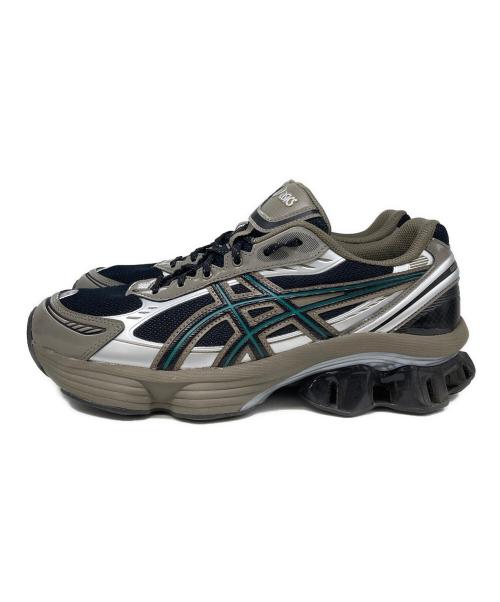 asics（アシックス）asics (アシックス) Gel kinetic fluentスニーカー ブラック×グリーン サイズ:US8.5の古着・服飾アイテム