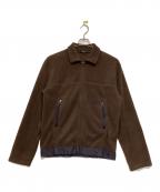 COMME des GARCONS HOMME PLUSコムデギャルソンオムプリュス）の古着「切替フリースジャケット」｜ブラウン