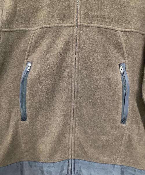 COMME des GARCONS HOMME PLUS（コムデギャルソンオムプリュス）COMME des GARCONS HOMME PLUS (コムデギャルソンオムプリュス) 切替フリースジャケット ブラウン サイズ:Lの古着・服飾アイテム