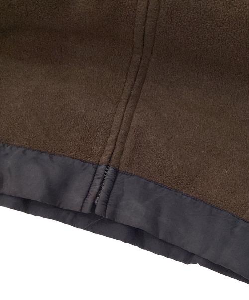 COMME des GARCONS HOMME PLUS（コムデギャルソンオムプリュス）COMME des GARCONS HOMME PLUS (コムデギャルソンオムプリュス) 切替フリースジャケット ブラウン サイズ:Lの古着・服飾アイテム