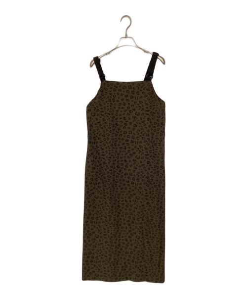 Thousand Mile（サウザンドマイル）Thousand Mile (サウザンドマイル) BEAUTY&YOUTH (ビューティーアンドユース) レオパードプリント キャミワンピース ブラウン サイズ:Fの古着・服飾アイテム