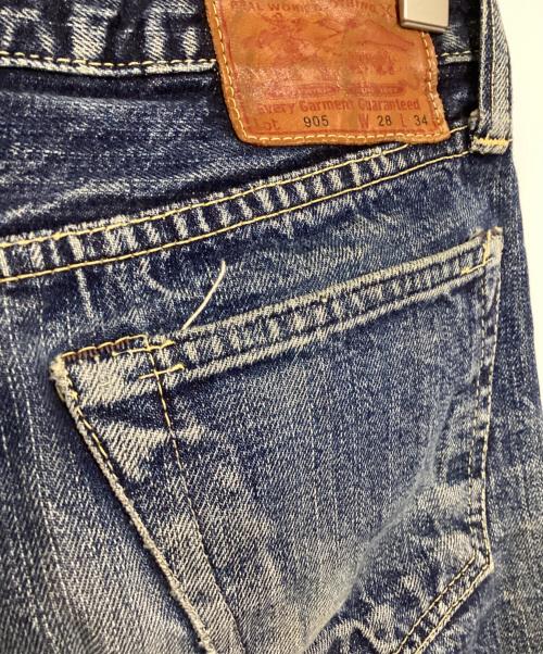 Joe McCOY（ジョーマッコイ）Joe McCOY (ジョーマッコイ) 905 デニムパンツ ブルー サイズ:28×34の古着・服飾アイテム