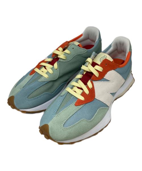 NEW BALANCE（ニューバランス）NEW BALANCE (ニューバランス) TODDSNYDER (トッドシュナイダー) MS327 ローカットスニーカー グリーン×ブルー サイズ:US9.5の古着・服飾アイテム