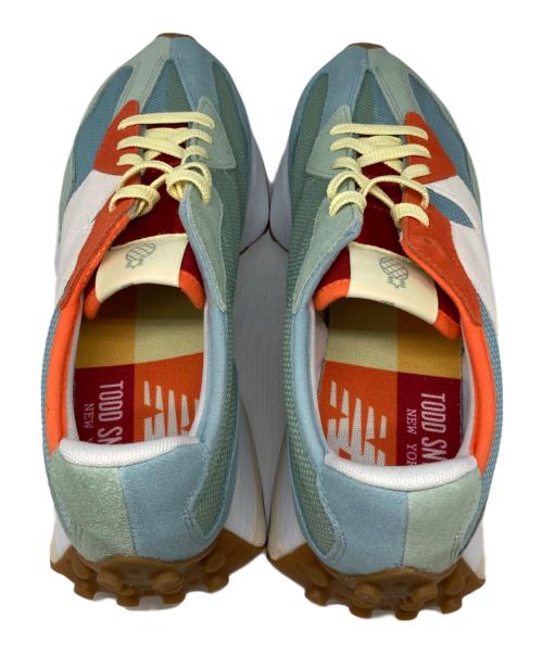 NEW BALANCE（ニューバランス）NEW BALANCE (ニューバランス) TODDSNYDER (トッドシュナイダー) MS327 ローカットスニーカー グリーン×ブルー サイズ:US9.5の古着・服飾アイテム