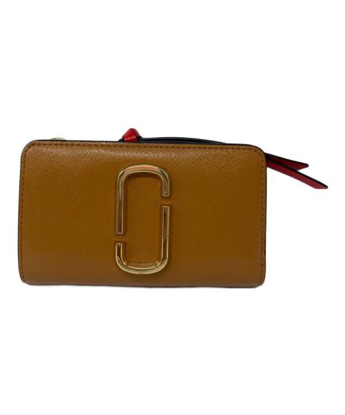 MARC JACOBS（マークジェイコブス）MARC JACOBS (マークジェイコブス) ザ スナップショット コンパクト ウォレット イエロー×ベージュ サイズ:不明の古着・服飾アイテム