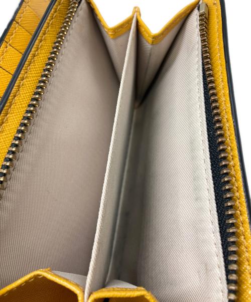 MARC JACOBS（マークジェイコブス）MARC JACOBS (マークジェイコブス) ザ スナップショット コンパクト ウォレット イエロー×ベージュ サイズ:不明の古着・服飾アイテム