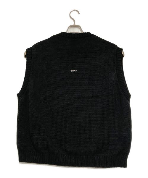 WTAPS（ダブルタップス）WTAPS (ダブルタップス) Ditch / Vest / Acrylic. Sign ブラック サイズ:Ⅹ02の古着・服飾アイテム