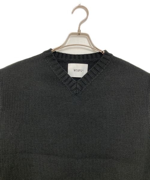 WTAPS（ダブルタップス）WTAPS (ダブルタップス) Ditch / Vest / Acrylic. Sign ブラック サイズ:Ⅹ02の古着・服飾アイテム