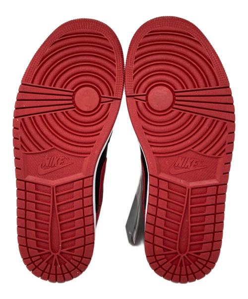 NIKE（ナイキ）NIKE (ナイキ) AIR JORDAN 1 MID ブラック×レッド サイズ:US8.5の古着・服飾アイテム