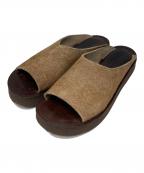 organic handloomオーガニックハンドルーム）の古着「RICHT」｜ブラウン