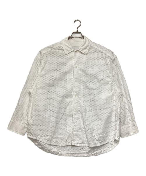 tac:tac（タクタク）tac:tac (タクタク) パンチングシャツ ホワイト サイズ:Mの古着・服飾アイテム