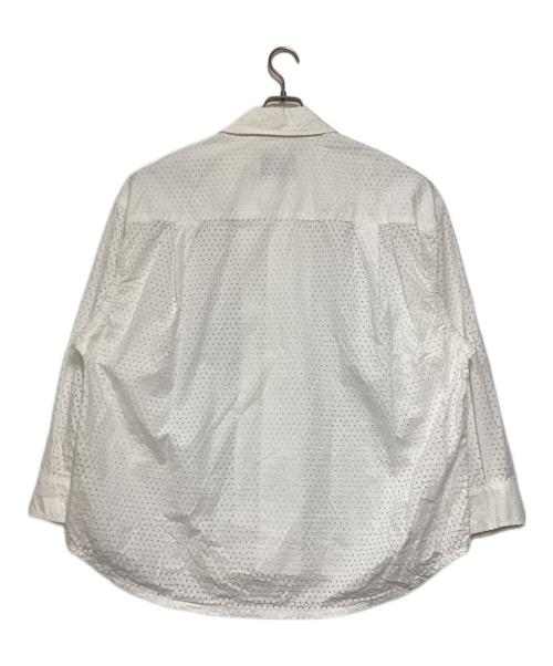 tac:tac（タクタク）tac:tac (タクタク) パンチングシャツ ホワイト サイズ:Mの古着・服飾アイテム