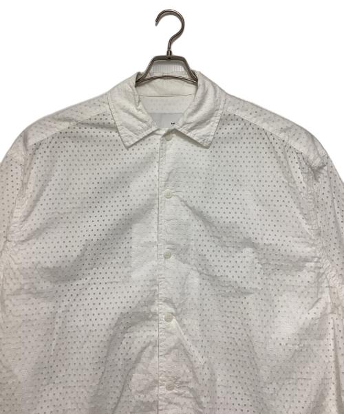 tac:tac（タクタク）tac:tac (タクタク) パンチングシャツ ホワイト サイズ:Mの古着・服飾アイテム