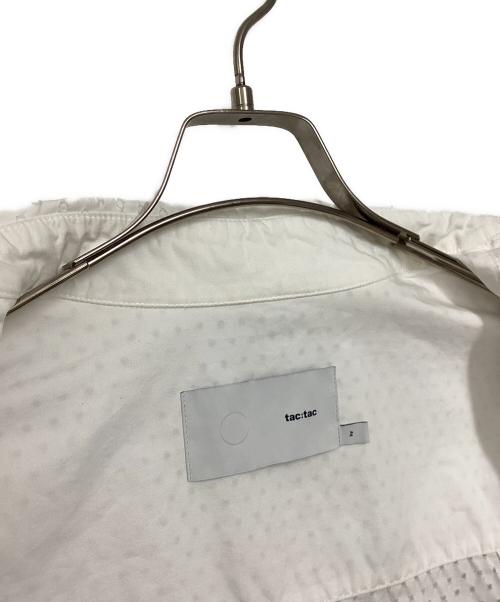 tac:tac（タクタク）tac:tac (タクタク) パンチングシャツ ホワイト サイズ:Mの古着・服飾アイテム