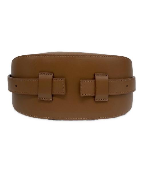 CHRISTIAN VILLA（クリスチャンヴィラ）CHRISTIAN VILLA (クリスチャンヴィラ) HOBO BAG ブラウンの古着・服飾アイテム