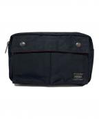 PORTER L-fineポーターエルファイン）の古着「ウエストバッグS」｜ブラック