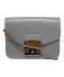 FURLA（フルラ）の古着「チェーンショルダーバッグ」｜ライトグレー