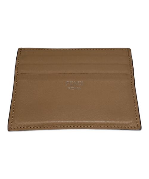 FENDI（フェンディ）FENDI (フェンディ) カードケース ブラック×ブラウンの古着・服飾アイテム