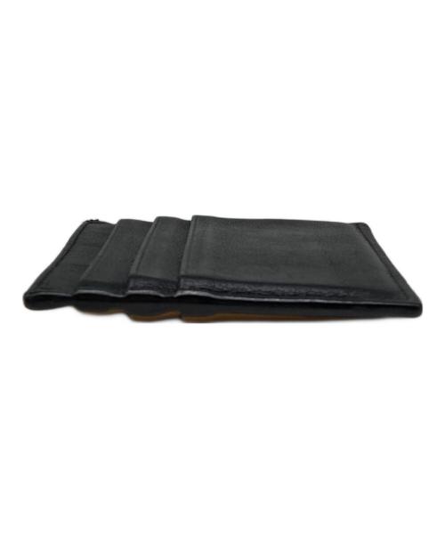 FENDI（フェンディ）FENDI (フェンディ) カードケース ブラック×ブラウンの古着・服飾アイテム