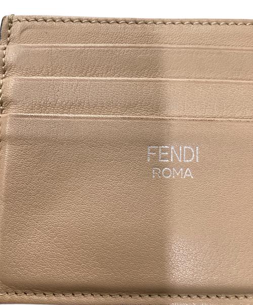 FENDI（フェンディ）FENDI (フェンディ) カードケース ブラック×ブラウンの古着・服飾アイテム