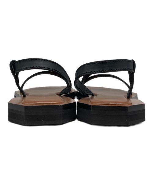 WALES BONNER（ウェールズボナー）WALES BONNER (ウェールズボナー) Ghanese サンダル ブラウン サイズ:38の古着・服飾アイテム