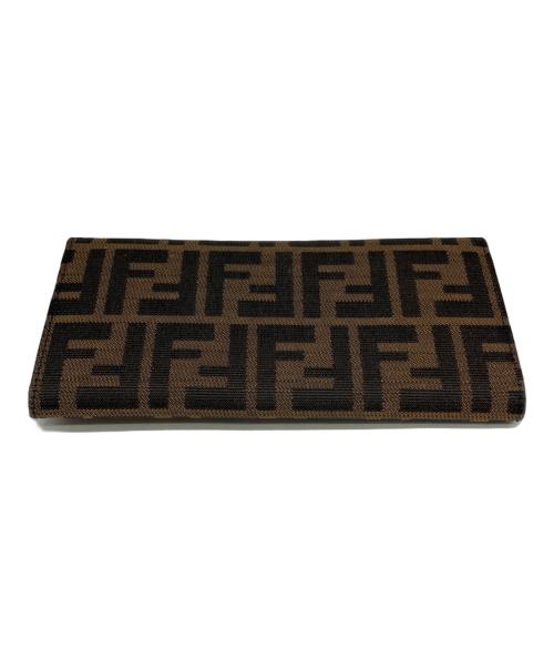 FENDI（フェンディ）FENDI (フェンディ) ズッカ柄長財布 ブラウンの古着・服飾アイテム
