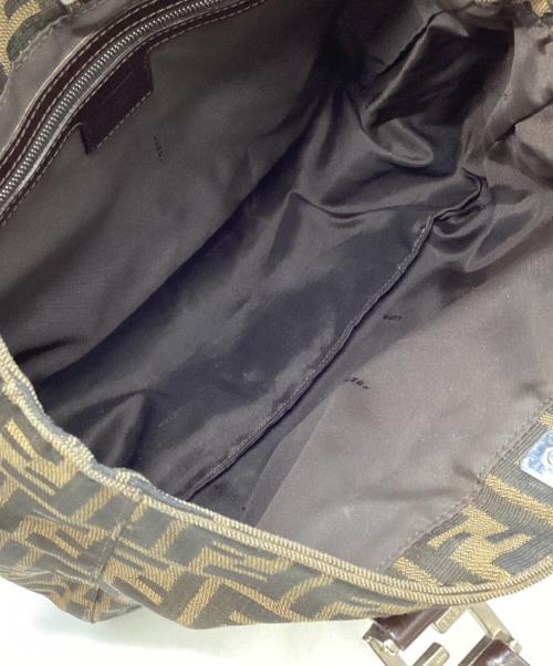 FENDI（フェンディ）FENDI (フェンディ) ズッカ柄ハンドバッグ ブラウンの古着・服飾アイテム