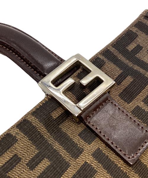 FENDI（フェンディ）FENDI (フェンディ) ズッカ柄ハンドバッグ ブラウンの古着・服飾アイテム