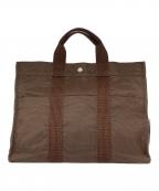 HERMESエルメス）の古着「トートバッグ」｜ブラウン