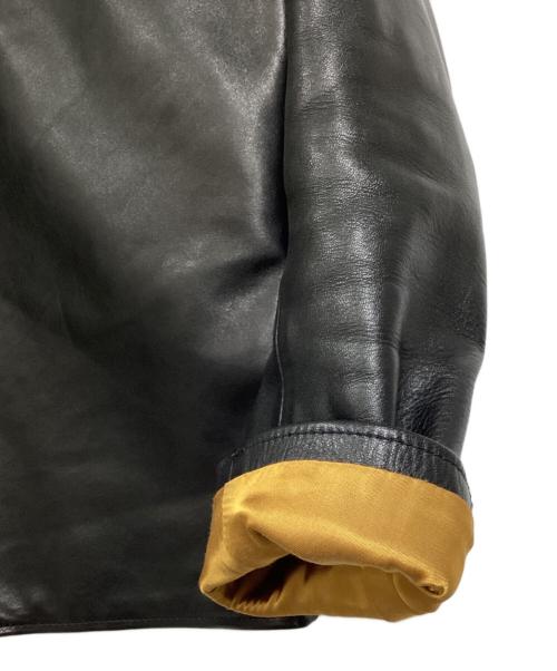 ADDICT CLOTHES（アディクト クローズ）ADDICT CLOTHES (アディクト クローズ) NEW VINTAGE (ニュービンテージ) ホースレハイド シングルライダースジャケット ブラック サイズ:38の古着・服飾アイテム