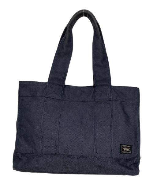 PORTER（ポーター）PORTER (ポーター) スモーキー 2WAYトートバッグ ネイビーの古着・服飾アイテム