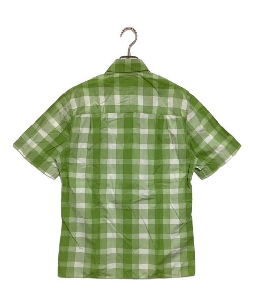 FRED PERRY（フレッドペリー）FRED PERRY (フレッドペリー) S/Sチェックシャツ グリーン×ホワイト サイズ:Sの古着・服飾アイテム