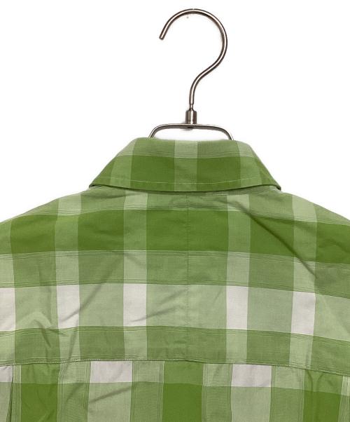 FRED PERRY（フレッドペリー）FRED PERRY (フレッドペリー) S/Sチェックシャツ グリーン×ホワイト サイズ:Sの古着・服飾アイテム