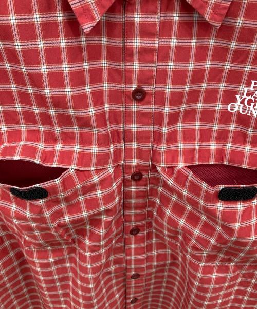 NIKE ACG（ナイキエーシージー）NIKE ACG (ナイキエージーシー) チェックシャツ レッド サイズ:Sの古着・服飾アイテム