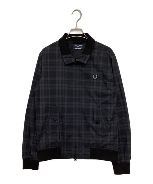 FRED PERRY（フレッドペリー）FRED PERRY (フレッドペリー) BEAMS (ビームス) ナイロンハリントンジャケット ネイビー サイズ:Sの古着・服飾アイテム
