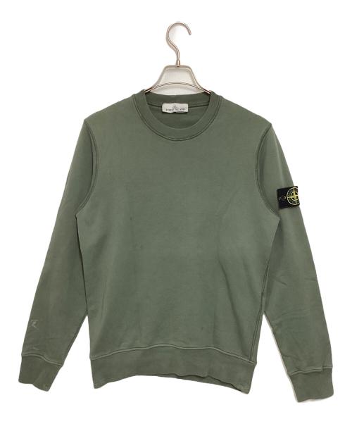 STONE ISLAND（ストーンアイランド）STONE ISLAND (ストーンアイランド) クルーネックスウェット カーキ サイズ:Sの古着・服飾アイテム