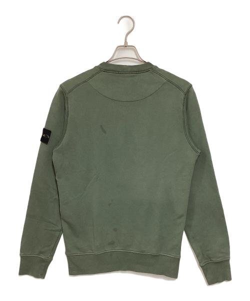 STONE ISLAND（ストーンアイランド）STONE ISLAND (ストーンアイランド) クルーネックスウェット カーキ サイズ:Sの古着・服飾アイテム
