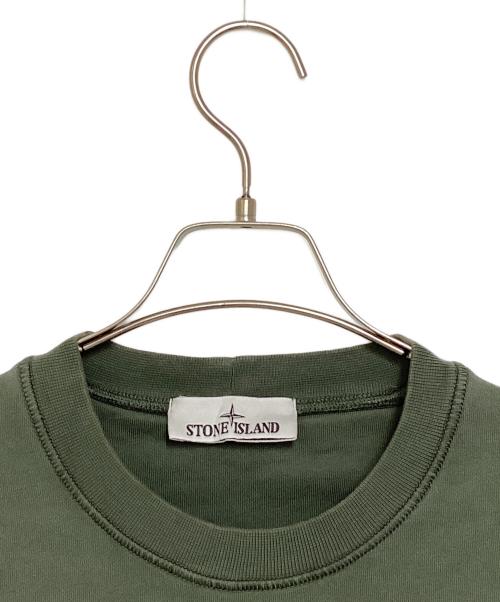 STONE ISLAND（ストーンアイランド）STONE ISLAND (ストーンアイランド) クルーネックスウェット カーキ サイズ:Sの古着・服飾アイテム