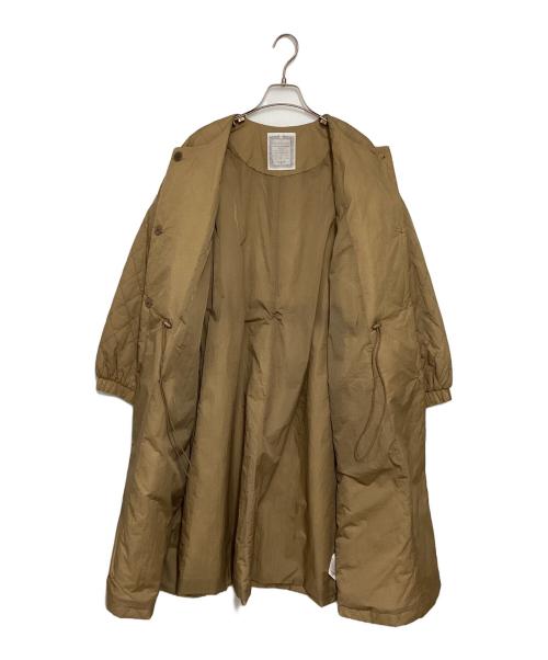 BEARDSLEY（ビアズリー）BEARDSLEY (ビアズリー) バルーン袖キルトコート ブラウン サイズ: Freeの古着・服飾アイテム