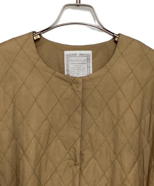 BEARDSLEY（ビアズリー）BEARDSLEY (ビアズリー) バルーン袖キルトコート ブラウン サイズ: Freeの古着・服飾アイテム