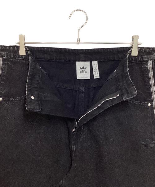 adidas（アディダス）adidas (アディダス) デニムパンツ ブラック サイズ:37の古着・服飾アイテム