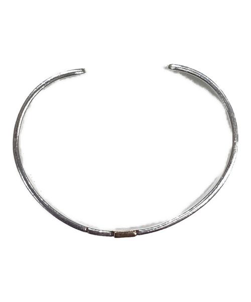 d-NH（ディーエヌエイチ）d-NH (ディーエヌエイチ) シルバーゴールドコンビネーションバングル シルバー×ゴールドの古着・服飾アイテム