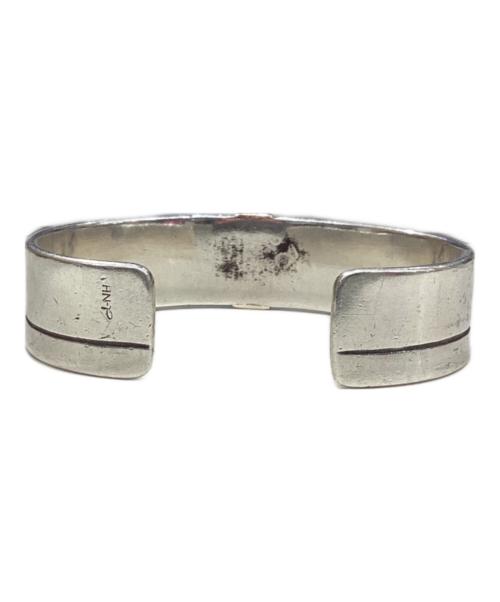 d-NH（ディーエヌエイチ）d-NH (ディーエヌエイチ) シルバーゴールドコンビネーションバングル シルバー×ゴールドの古着・服飾アイテム