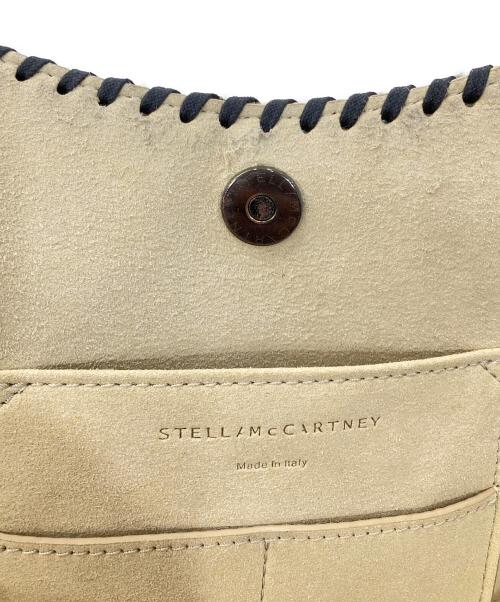 STELLA McCARTNEY（ステラマッカートニー）STELLA McCARTNEY (ステラマッカートニー) ファラベラ ミディアム トートバッグ ベージュ×ネイビーの古着・服飾アイテム