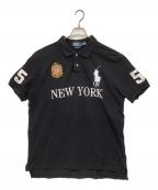 POLO RALPH LAURENポロ・ラルフローレン）の古着「刺繍ポロシャツ」｜ブラック