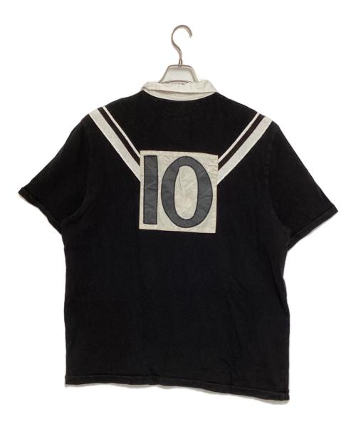 POLO RALPH LAUREN（ポロ・ラルフローレン）POLO RALPH LAUREN (ポロ・ラルフローレン) ラガーポロシャツ ブラック サイズ:XX-LARGEの古着・服飾アイテム
