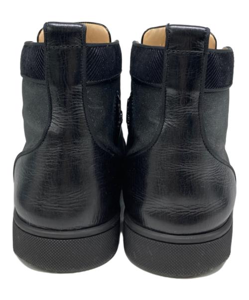 Christian Louboutin（クリスチャン・ルブタン）Christian Louboutin (クリスチャン・ルブタン) ハイカットスニーカー ブラック サイズ:44の古着・服飾アイテム
